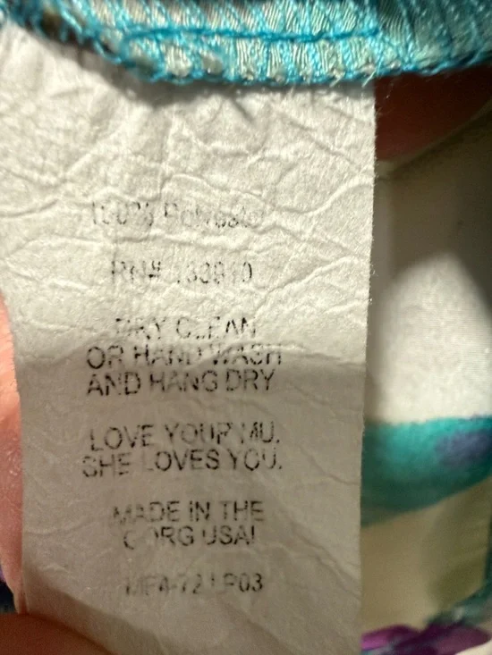 Show Me Your MuMu Teal, White & Blue Floral Open-Front Kimono - Picture 5 of 5